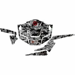 Attack Graphics Siege Complete UTV Graphics Kit Black/ Dark Grey