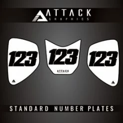 Attack Graphics 3 Plate ATV Background Kit