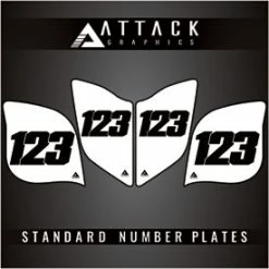 Attack Graphics 4 Plate ATV Background Kit