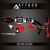 Attack Graphics Custom Renegade Complete Bike Graphics Kit -Factory Effex Sales att 22 cus ren com bik gra kit 2069790001
