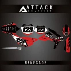 Attack Graphics Custom Renegade Complete Bike Graphics Kit