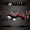 Attack Graphics Custom Velocity Complete Bike Restyle Graphics Kit -Factory Effex Sales att 22 cus vel com bik res gra kit pol mx res kit 2069830001