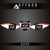 Attack Graphics Elite Restyle Number Plate Backgrounds -Factory Effex Sales att 22 eli res num pla bac pol mx res kit 2069880001