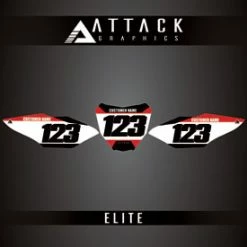 Attack Graphics Elite Restyle Number Plate Backgrounds