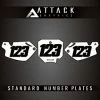Attack Graphics Number Plate Backgrounds