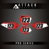 Attack Graphics Pro Series Number Plate Backgrounds