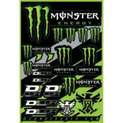 Dcor-visuals D’Cor Visuals Monster Energy Decal Sheet