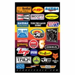 Dcor-visuals D’Cor Visuals MX Throwback Logo Decal Sheet