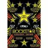 Factory Effex Rockstar Sticker Kit -Factory Effex Sales fac 12 roc sti kit