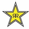 Factory Effex Die-Cut Sticker Rockstar 'Stars' Logo 12" Yellow -Factory Effex Sales fac 13 die cut sti roc sta log 12 yel